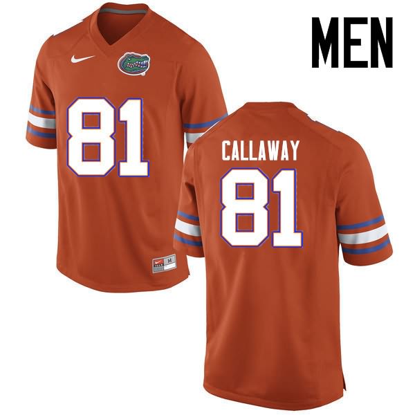 Men's NCAA Florida Gators Antonio Callaway #81 Stitched Authentic Nike Orange College Football Jersey BOL0565JN